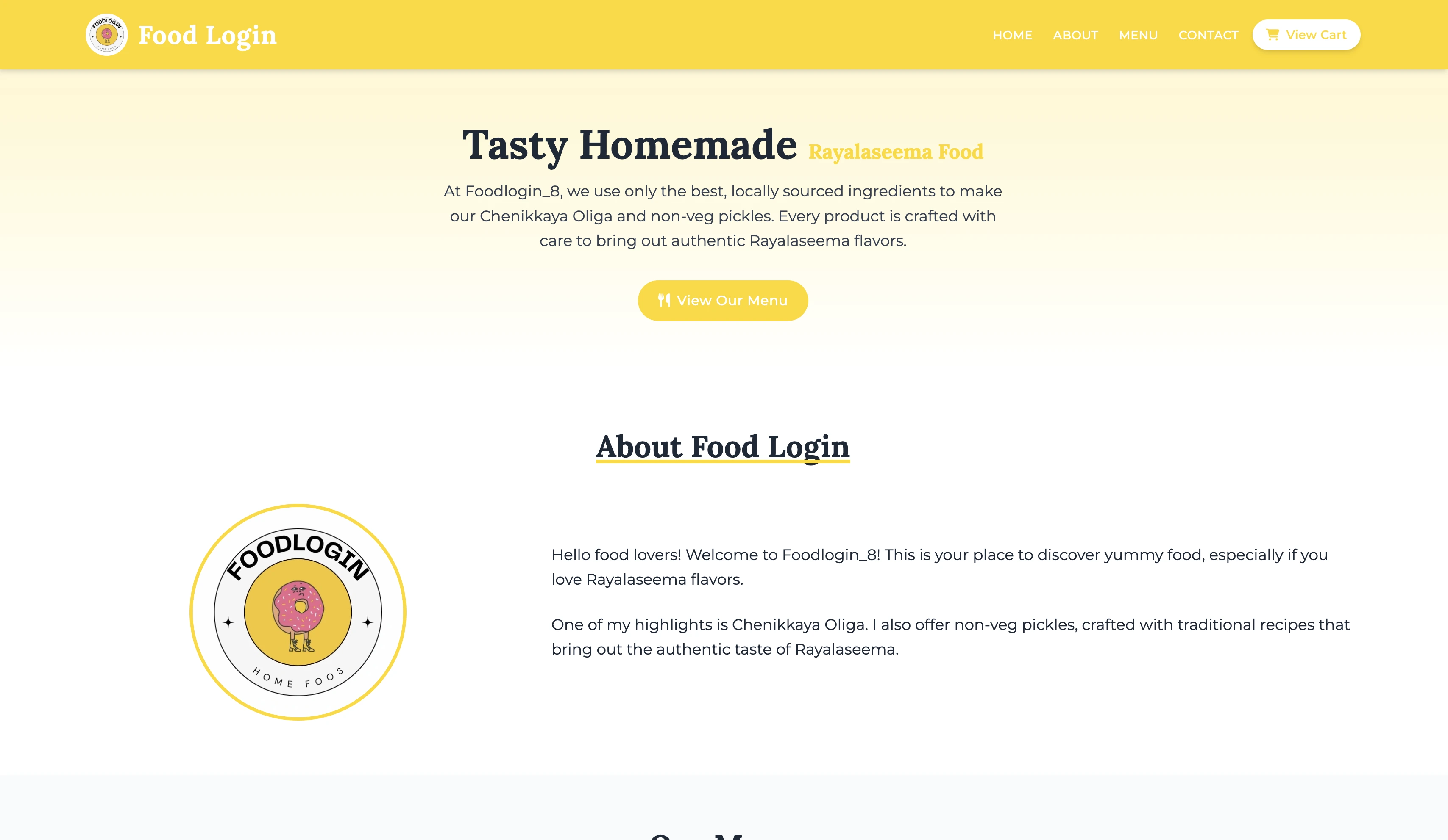 Food Login