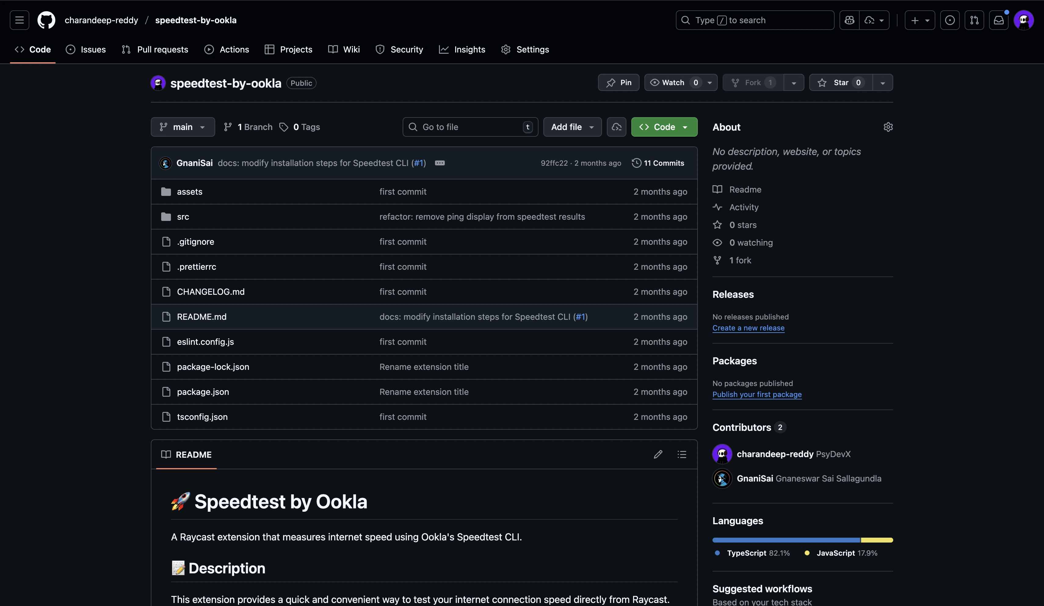 SpeedTest by Ookla – Raycast Extension