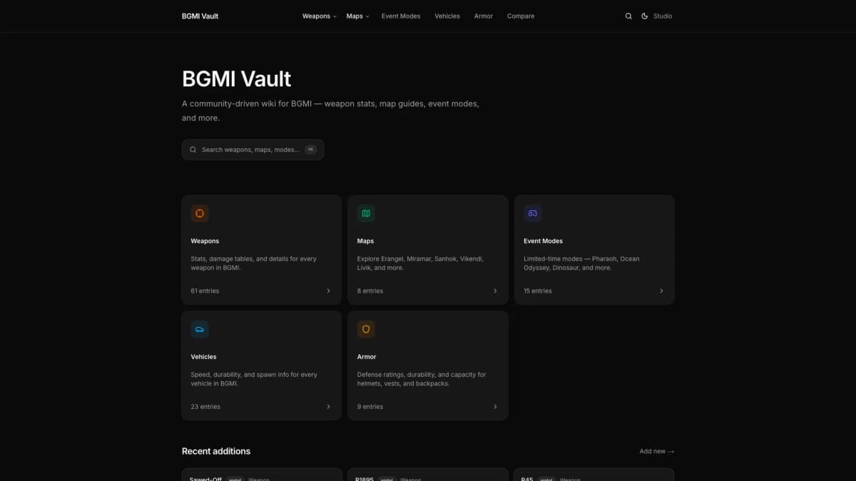 BGMI Vault